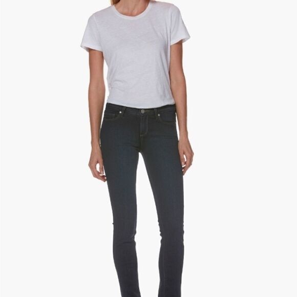 Paige Skyline Skinny Dark Wash Jeans 27 - Picture 1 of 7